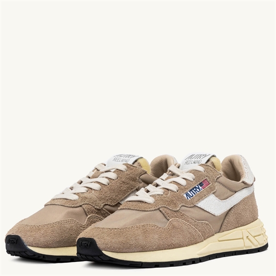 Autry Reelwind Low Sneakers, Pepper/White